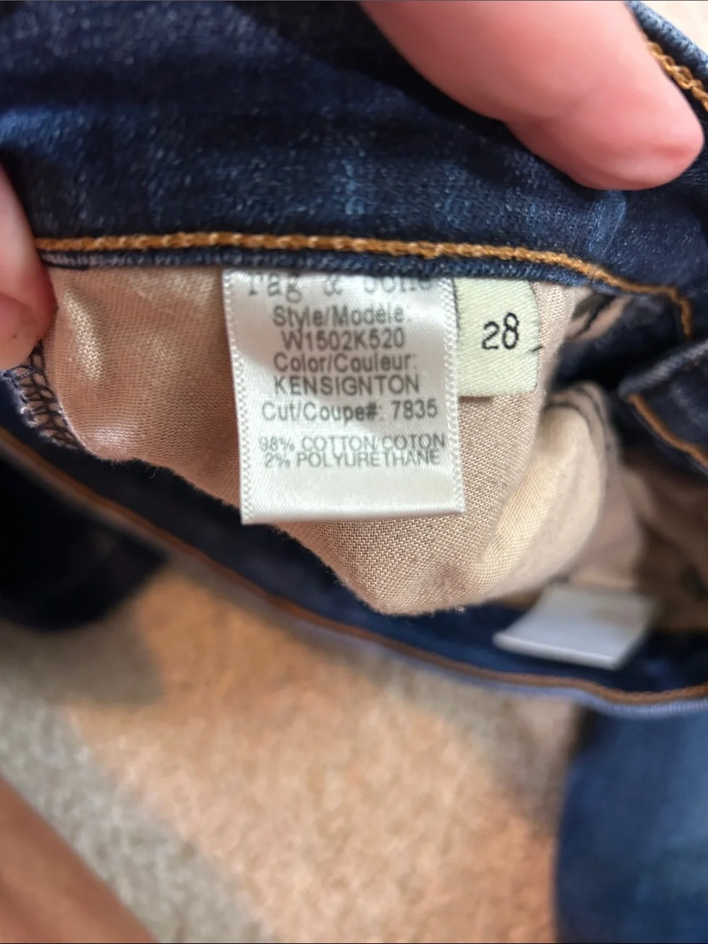 Rag & Bone Skinny Kensington jeans
